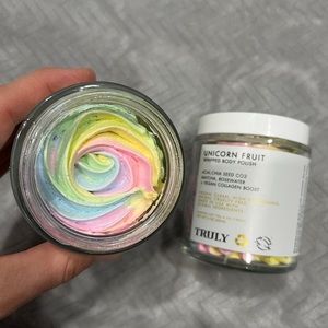 2 Truly products Unicorn fruit Whipped body polish